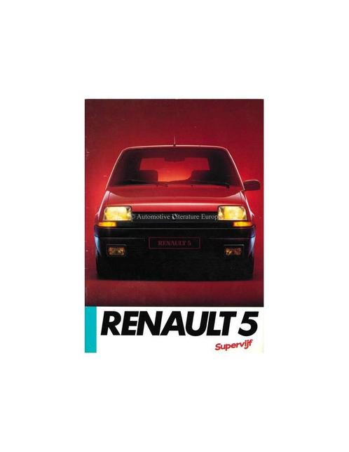 1985 RENAULT 5 BROCHURE NEDERLANDS, Boeken, Auto's | Folders en Tijdschriften, Renault