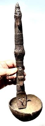 Ramu River, ceremonieel gebruikte schelpenlepel. -, Antiek en Kunst