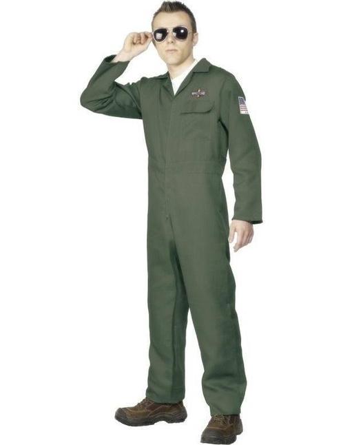 Aviator Straaljager pak, Kleding | Heren, Carnavalskleding en Feestkleding, Nieuw, Ophalen of Verzenden