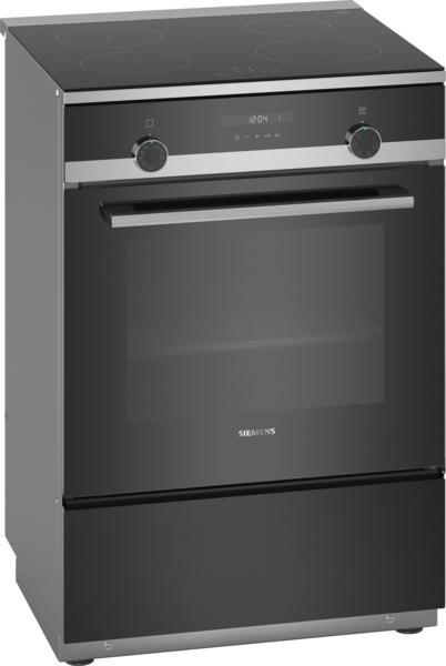 Siemens HL9S5E040U inductie fornuis - 60 cm. - zwart, Witgoed en Apparatuur, Fornuizen, 60 cm of meer, Vrijstaand, 4 kookzones