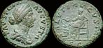 147-175ad Roman Faustina Ii, Augusta Ae As Salus seated l..., Postzegels en Munten, Munten | Europa | Niet-Euromunten, Verzenden