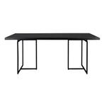 *WOONWINKEL* Eettafel Visgraat Zwart, Huis en Inrichting, Tafels | Eettafels, Verzenden, Nieuw