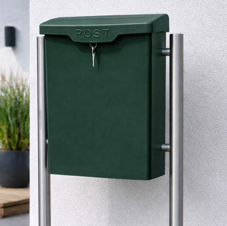 Vernieuwde Ptt brievenbus van Staal in 4 kleuren, Tuin en Terras, Brievenbussen, Nieuw