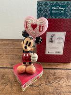 Disney, Enesco - Figuur - Mickey with Heart Balloon -, Verzamelen, Disney, Nieuw