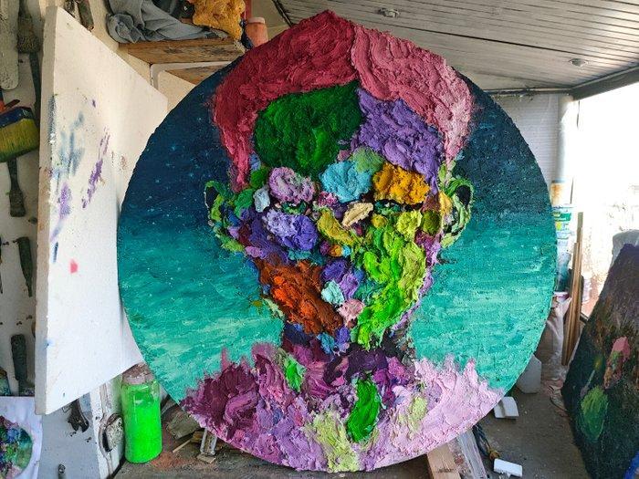 Marc Gonz - Red boy- XXL, Antiek en Kunst, Kunst | Schilderijen | Modern