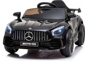 Elektrische kinderauto - Mercedes GTR AMG - 2x25W - zwart
