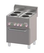 Elektrisch fornuis met oven Diverso | 4-Pits | 4x 2kW, Verzenden, Nieuw in verpakking