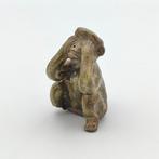 Vroege Ayutthaya Geglazuurde keramiek Talisman met apenkraal