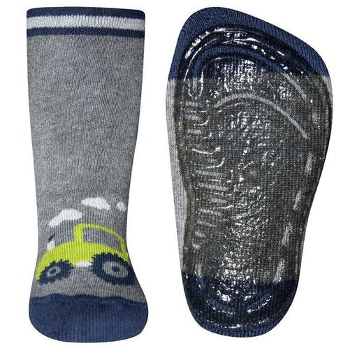 Antislipsok grijs met tractor-19/20 NIEUW, Kinderen en Baby's, Babykleding | Schoentjes en Sokjes, Jongetje, Nieuw, Ophalen of Verzenden