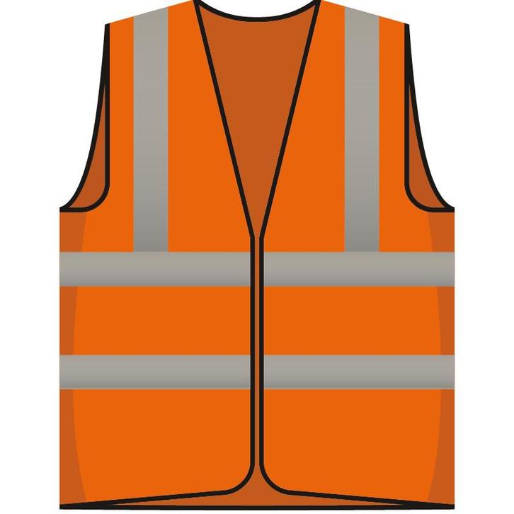 RWS veiligheidsvest EHBO oranje, Tuin en Terras, Werkkleding, Verzenden