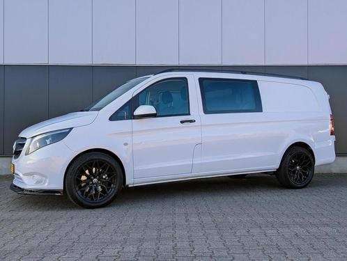 Zakelijke Lease |  Mercedes-Benz Vito 114 XL 140PK AUT DUBBE, Auto's, Bestelauto's, Onderhoudsboekje, Lease, Grijs, Automaat, Wit