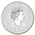 Australië. 2024 5 oz $8 AUD Australian Silver Lunar Year of