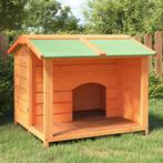 vidaXL Hondenhok 96x87x80,5 cm massief grenenhout bruin, Dieren en Toebehoren, Verzenden, Nieuw