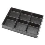 Kunststof bak / vakverdeling 6 vakken 270 x 185 x 38 mm voor, Doe-het-zelf en Verbouw, Gereedschap | Handgereedschap, Ophalen of Verzenden