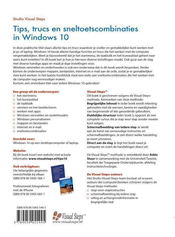 Tips, trucs en sneltoetscombinaties in Windows 10, Boeken, Informatica en Computer, Gelezen, Verzenden