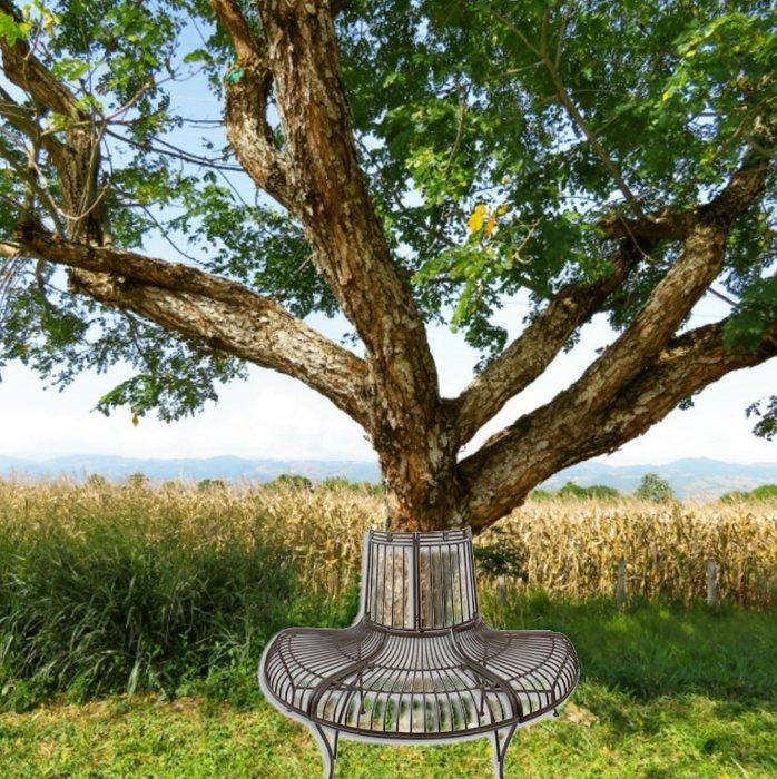 Tree Bench Iron - New - Bank - IJzer, Antiek en Kunst, Curiosa en Brocante