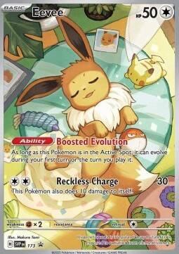 Eevee svp173 promo Prismatic Evolutions, Hobby en Vrije tijd, Verzamelkaartspellen | Pokémon, Losse kaart, Nieuw, Foil, Ophalen of Verzenden