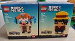 Lego Set - BrickHeadz - Monkey D. Luffy; Buggy 40799, 40800, Nieuw