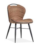 Eetkamerstoel Talent - eetkamerstoelen - Cognac, Huis en Inrichting, Stoelen, Nieuw, Bruin, Overige materialen
