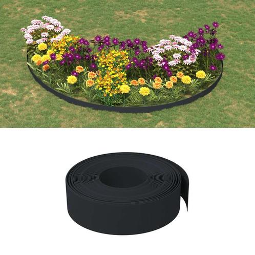 vidaXL Tuinrand 10 m 15 cm polyetheen zwart, Tuin en Terras, Overige Tuin en Terras, Nieuw, Verzenden