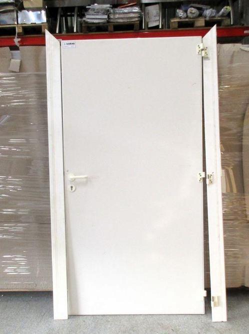Kunststof Deur met kozijn B54 x H207cm, rechts, Zakelijke goederen, Kantoor en Winkelinrichting | Winkel en Inventaris