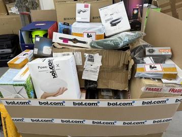 Veiling - Volle Pallet met Ongeopende BOL.com Retouren #036 beschikbaar voor biedingen
