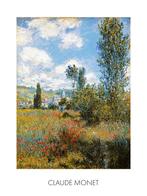 Kunstdruk Claude Monet - Ile Saint-Martin 60x80cm, Verzenden, Nieuw