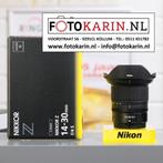 Nikon Z 14-30mm f4 | occasion | garantie | Foto Karin Kollum, Ophalen of Verzenden, Zo goed als nieuw, Groothoeklens, Zoom