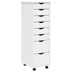 Ladekast MOSS Grenen - Wit & Verrijdbaar - Retourdeal!, Huis en Inrichting, Kasten | Ladekasten, Minder dan 50 cm, 5 laden of meer