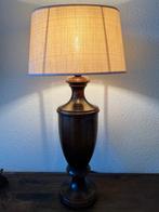 Tafellamp - XXL gedraaide tafel/vloerlamp - Hout - Klassieke