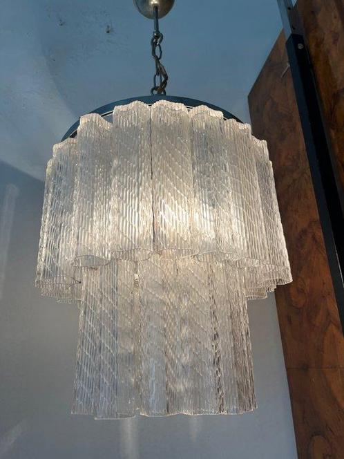 Kroonluchter - Glas, Metaal, Antiek en Kunst, Antiek | Lampen