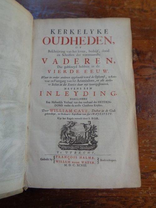 William Cave - Antiquités ecclésiastiques / Kerkelyke, Antiek en Kunst, Antiek | Boeken en Bijbels
