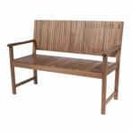 Siena Garden Falun 2-Sitzer Gartenbank Teak 122x59 cm -, Ophalen of Verzenden, Nieuw