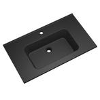 Wastafel BWS Bella 80 cm Mat Zwart, Ophalen of Verzenden, Nieuw, Overige typen