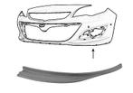 BUMPER SPOILER VOOR OPEL ASTRA J 2009-2015 13387156, Ophalen of Verzenden, Nieuw