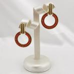 Koraal - Zilver - Oorbellen - Italiaans ambacht, Antiek en Kunst