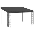 vidaXL Wandprieel 3x4 m stof antracietkleurig, Tuin en Terras, Partytenten, Verzenden, Nieuw