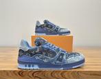 Louis Vuitton - LV Trainer Blue Patchwork Monogram Denim -, Kleding | Heren, Schoenen, Nieuw