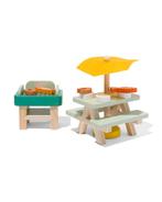 HEMA Barbecueset hout 11-delig van €9.99 voor €4 sale, Kinderen en Baby's, Speelgoed | Houten speelgoed, Verzenden, Nieuw