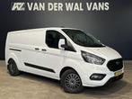 Ford Transit Custom 2.0 TDCI 131pk L2H1 Euro6 Airco | Androi, Stof, Gebruikt, Wit, Dealer onderhouden