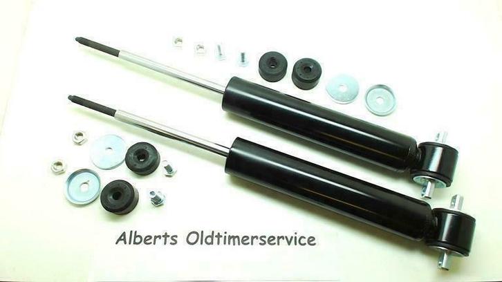 Schokdemperset achterzijde (schokbreker) W115 W116 W123 L+R, Auto-onderdelen, Ophanging en Onderstel, Nieuw, Mercedes-Benz, Oldtimer onderdelen