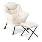 2dekans | Coast Fauteuil met Voetenkruk - 150 kg, Huis en Inrichting, Fauteuils, Ophalen of Verzenden, Zo goed als nieuw