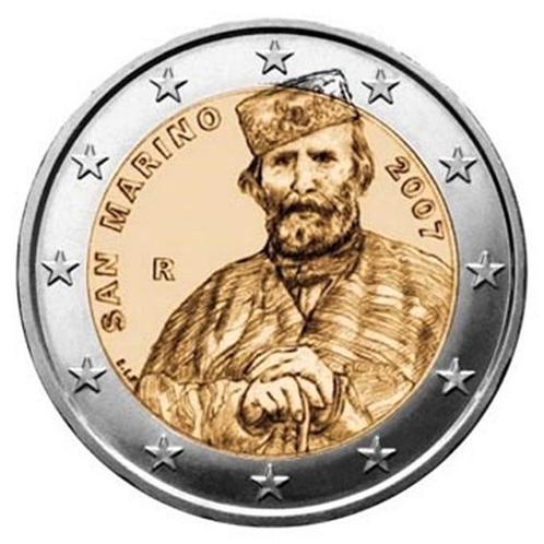 San Marino 2 Euro Garibaldi 2007, Postzegels en Munten, Munten | Europa | Euromunten, Verzenden