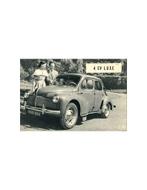 1950 RENAULT 4CV LUXE BROCHURE FRANS, Nieuw, Author, Renault