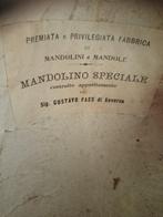 Premiata e privilegiata fabbrica di mandolini e mandole - -, Nieuw