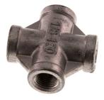 Rp 1/8 Vrouwelijke RVS Kruis 16 Bar, Verzenden, Nieuw