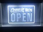 OPEN neon bord lamp LED verlichting reclame lichtbak #26 COM, Nieuw, Verzenden