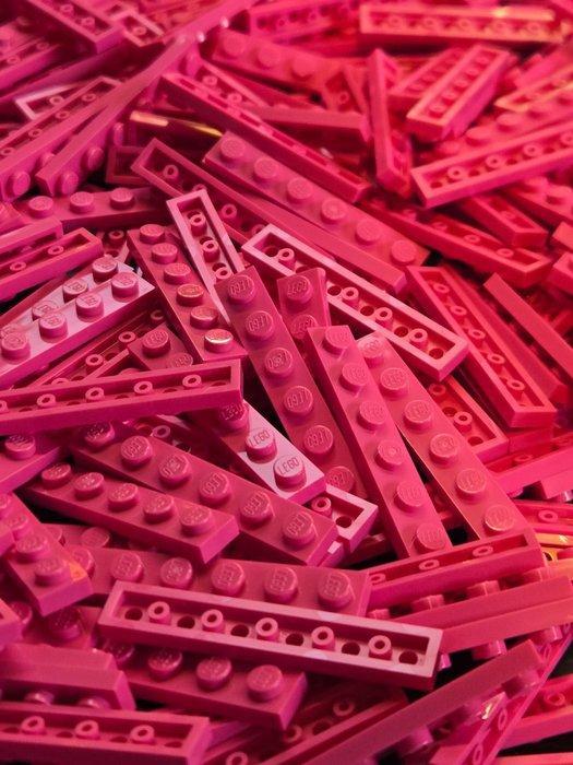 Lego Stenen - New Plate 1 x 6 Dark Pink 500pcs, Kinderen en Baby's, Speelgoed | Duplo en Lego