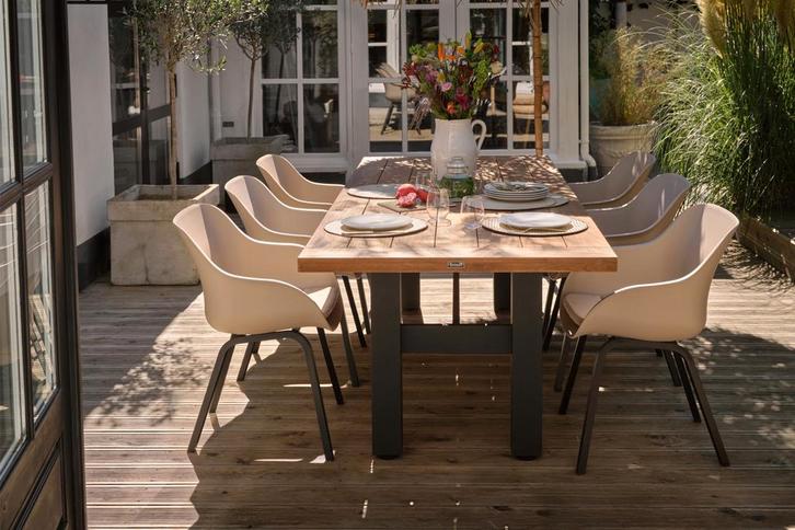 Hartman tuinset - Heron tuintafel 240 cm. + Le Soleil, Tuin en Terras, Tuinsets en Loungesets, Tuinset, Nieuw, Hout, Verzenden