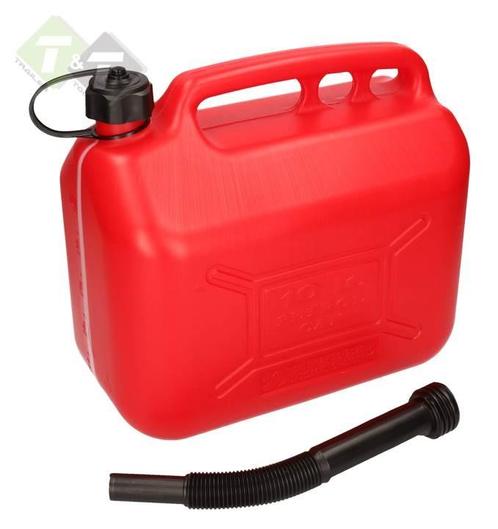 Jerrycan Met Vloeistofindicator, 10 Liter Inhoud, Kunststof,, Auto diversen, Overige Auto diversen, Ophalen of Verzenden